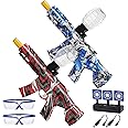 2 Set Electric Splatter Blaster Toy, Outdoor Team Games, Christmas, Halloween, Birthday, New Year Gift for Ages 14+ (Red+Blue)