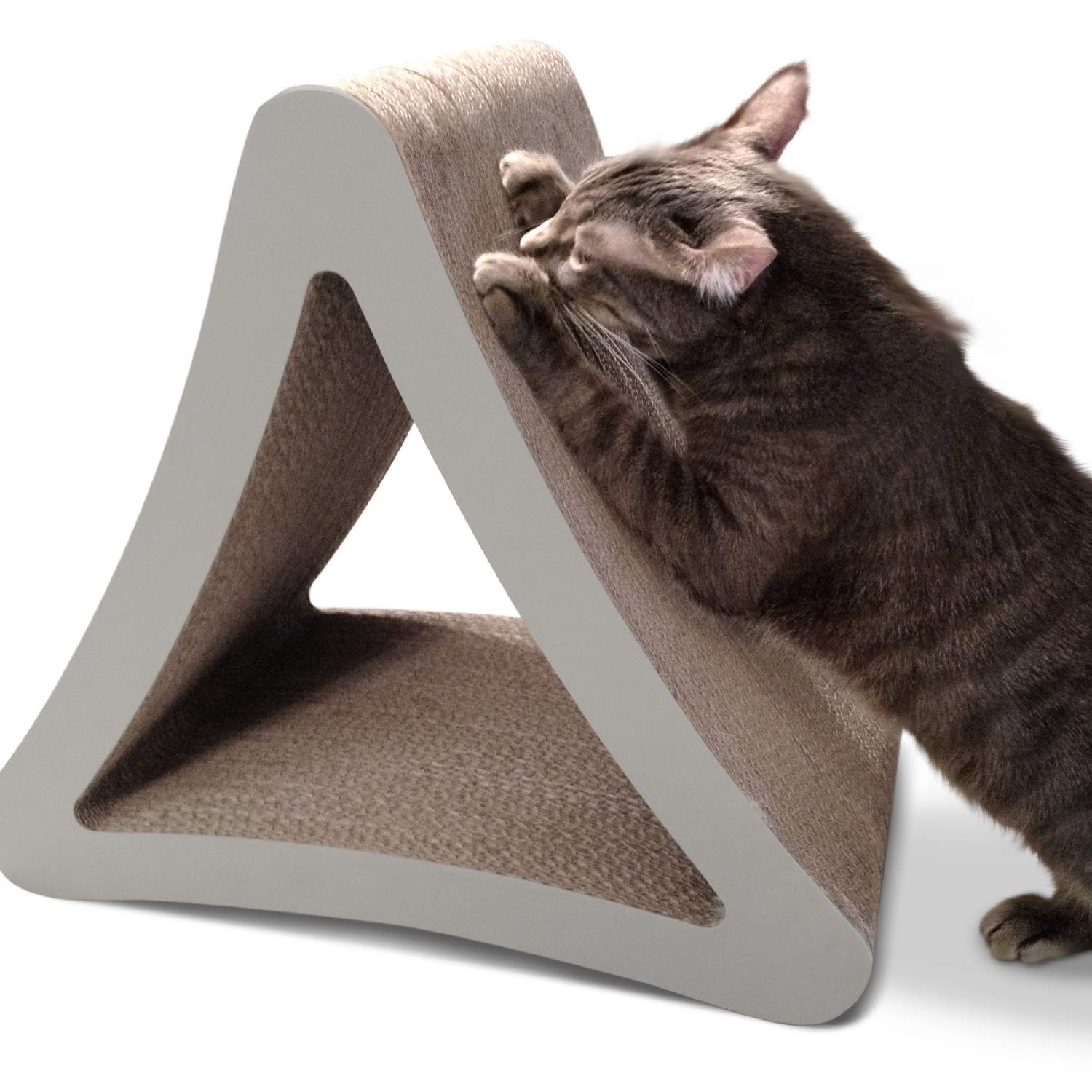 PetFusion 3-Sided Vertical Cat Scratching Post, 18" x 10.5" x 16"