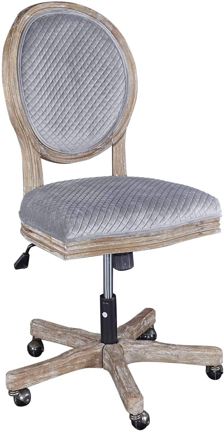 Linon Home Décor Office Chair Gray Wash Kitchen & Dining