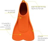 Cressi Mini Light Fins Orange 23/24 Kids Learn to Swim view 3