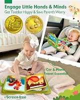 hahaland Toddler Busy Book Montessori Farm 20-in-1 Toy 1+ Year view 3