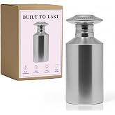 Friteshop Aluminum Salt Shakers &ndash; 22Oz Large Shaker with Twist Off Lid 1pck | Durable, Lightweight - Rust-Resistant Salt &amp; Pepper Shaker for Fries, Snacks - Made in Europe - Home Dining &amp; Restaurant