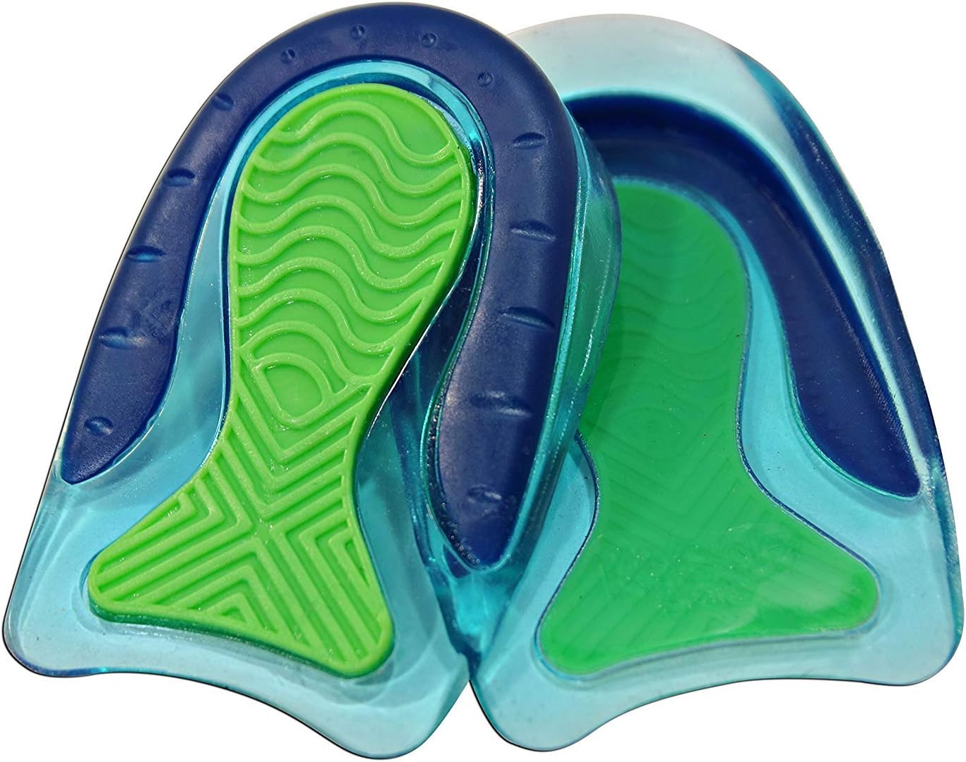 KidSole Sport Traction Shock Absorbing Lightweight Gel Heel Cups For Kid's With Sensitive Heels, Heel Spurs, Plantar Fasciitis, or Ankle Pain (Kid's Size 3-7) 2 Pairs, 4 Single Heelcups: Health & Personal Care