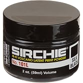 Sirchie Hi-Fi Volcano Latent Fingerprint Powder, 2 oz Jar, Silk Black