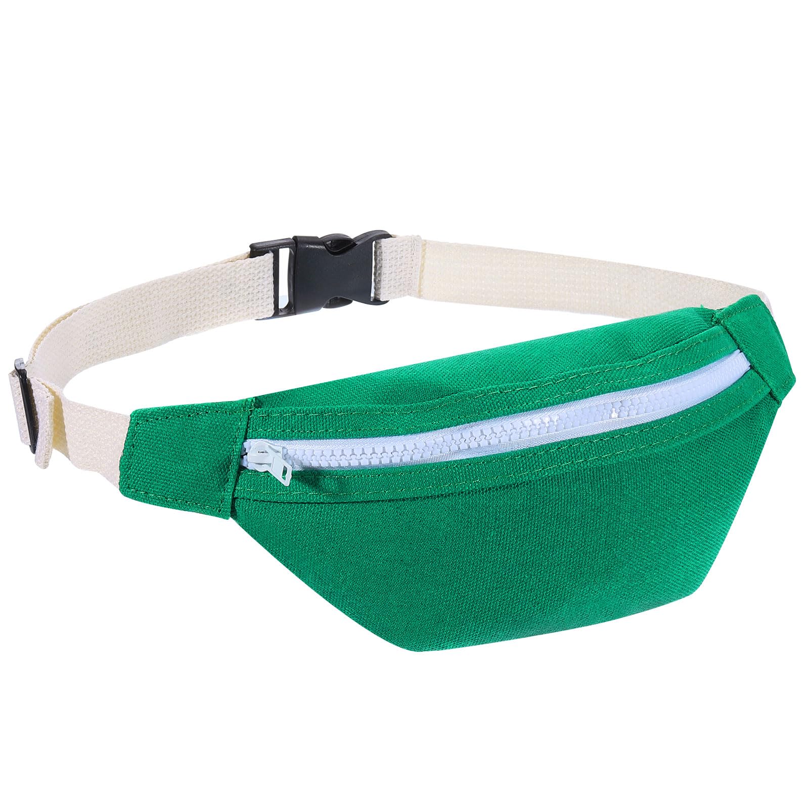 PATIKIL Fanny Pack, Belt Bag Crossbody Waist Bag with Adjustable Strap for Women Men Travel Running Hiking Cycling, Green