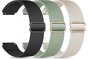 Tovimall Quick Release Nylon Watch Band 16mm 17mm 18mm 19mm 20mm 22mm Nylon Watch Strap(3 pack)