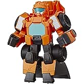 Transformers Playskool Heroes Rescue Bots Academy Wedge The Construction-Bot Converting Toy Robot, 6-Inch Collectible Action Figure for Kids Ages 3 and Up (Amazon Exclusive)