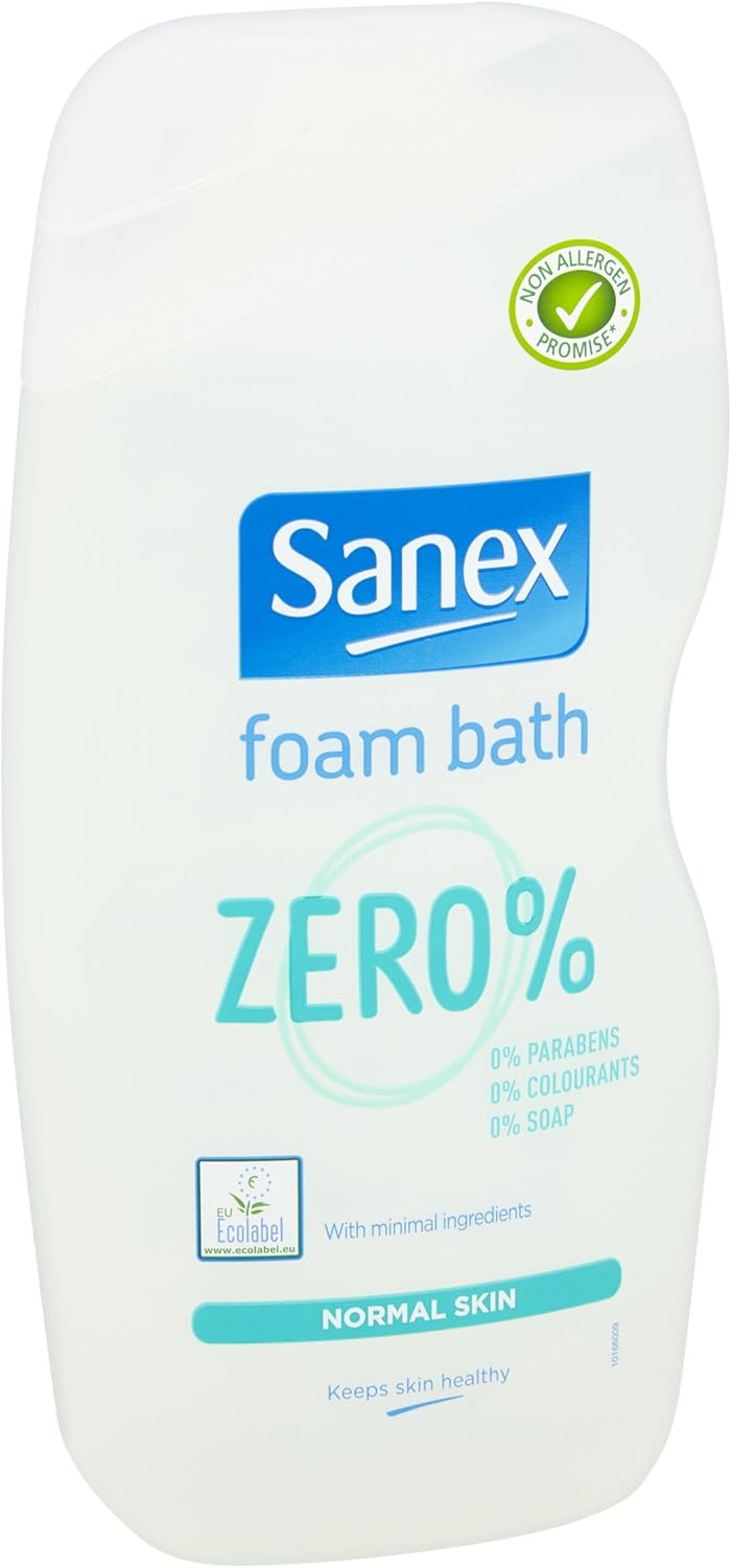 Sanex Zero Bath Foam for Normal Skin, 500 ml BigaMart