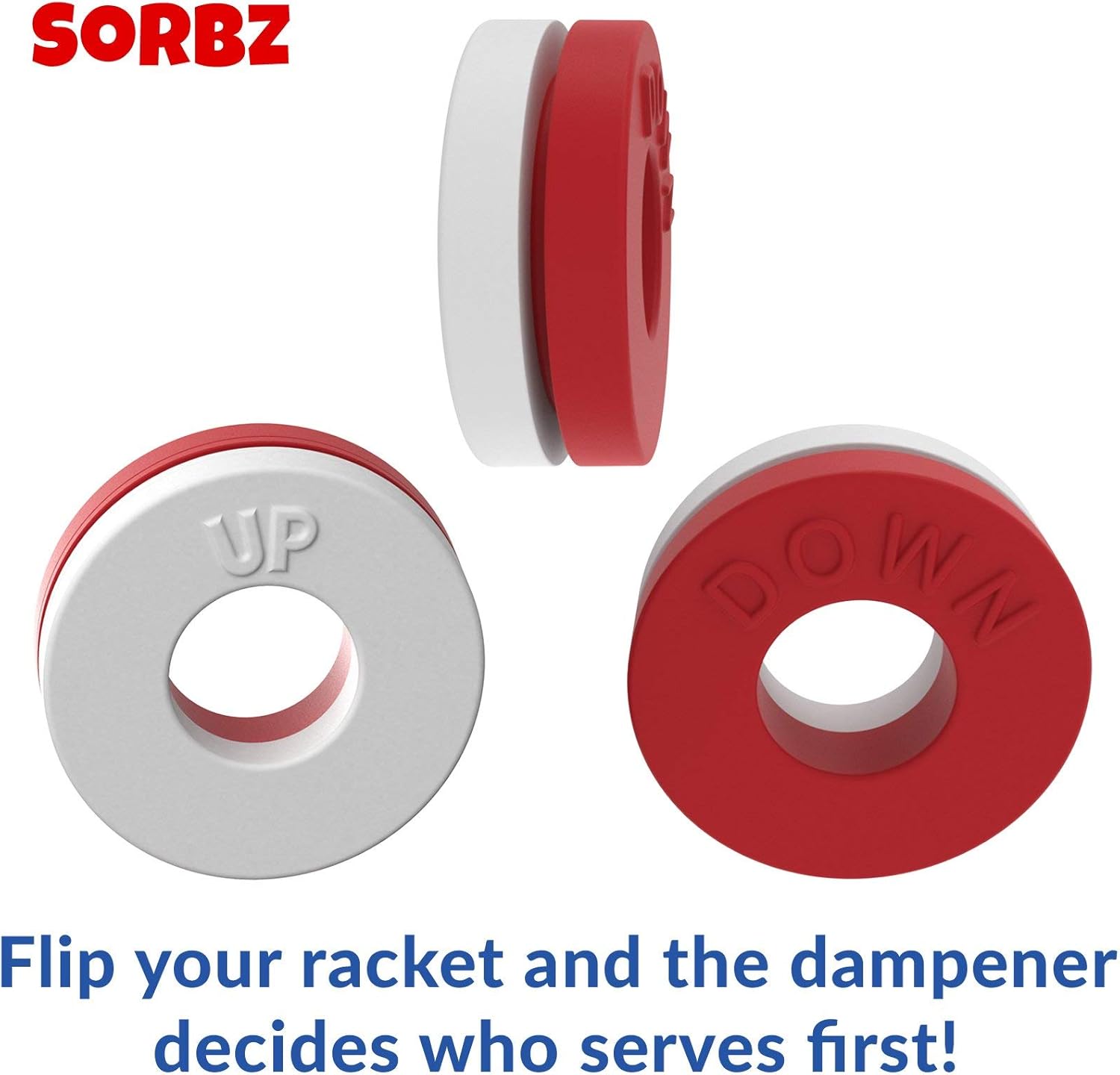 Sorbz Tennis Dampeners - Super 12 Pack - Have Fun and Personalize Your Racket with Shock Absorbers - Perfect Tennis Gift (Winners) : Sports & Outdoors