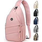 Pritent Crossbody Bags for Women Men Trendy Sling Bag Backpack Casual Chest Bag with Convertible Shoulder Strap
