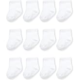 Fruit of the Loom Baby &amp; Toddler Grow &amp; Fit Flex Zones Cotton Stretch Socks - Unisex, Girls, Boys