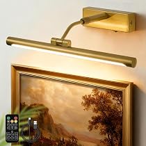Musanne Picture Lights for Wall Battery Operated,16 Inch Wir