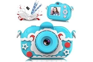 YOODEE Kids Camera, Dual Cameras 1080P HD Kids Toddler Camera with 32GB Card, Selfies Digital Camera for 3-9 Years Old Boys Girls, Mini Toy Camera for Kids Christmas Birthday Gift