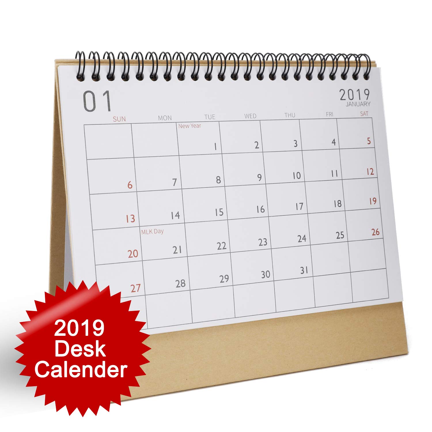 Best standing desk calendar 2019 small