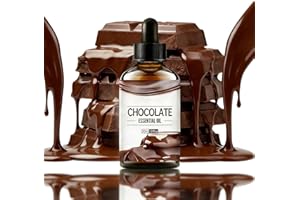 Chocolate essential oil (30ml/1FlOz) has a sweet and mellow fragrance and is suitable for body massage and hair care Diffuser