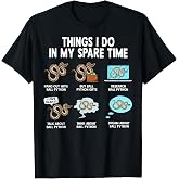 Things I Do Spare Time Ball Python Snake Pet Ball Python T-Shirt