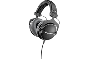 beyerdynamic DT 770 PRO 80 Ohm Over-Ear Studio Headphones in Gray. Enclosed Design, Wired for Professional Recording and Monitoring
