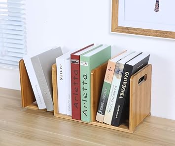 Salafey Expandable Desktop Bookshelf 
