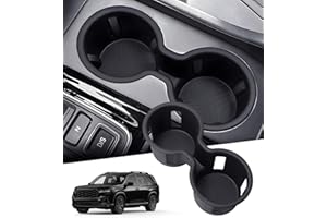 KATORN Center Console Cup Holder Inserts for Honda Pilot 2023-2026 & Passport/Ridgeline 2024-2026, Interior Accessories TPE C
