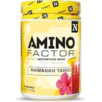 Amazon.com: Nutrithority Amino Factor Instantized BCAAs, Hawaiian ...