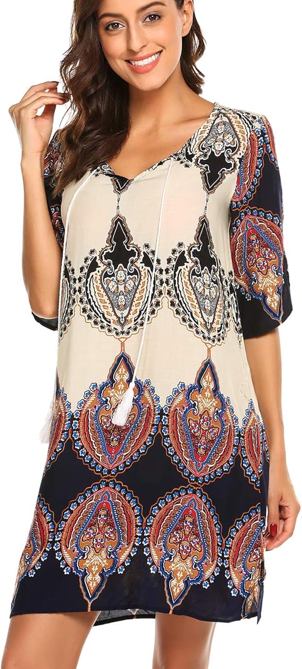 ethnic tunic dress