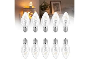 15WE12 15 Watt Light Bulbs for Scentsy Bulbs Plug,𝟏𝟎 𝐏𝐚𝐜𝐤𝐬 𝟏𝟓 𝐖𝐚𝐭𝐭 𝐋𝐢𝐠𝐡𝐭 𝐁𝐮𝐥𝐛𝐬 in Nightlight Warmer Wa