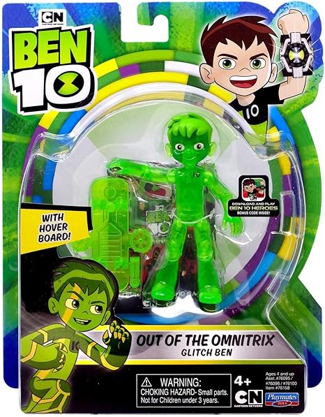 Amazon カートゥーンネットワーク ベン10 リブートシリーズ 4インチ ベーシックフィギュア アウト オブ オムニトリックス グリッチ ベン Cartoon Network 19 Ben10 Reboot 4 Basic Out Of The Omnitrix Glitch Ben Cn アニメ 海外 ベン 10 エイリアン ヒーロー