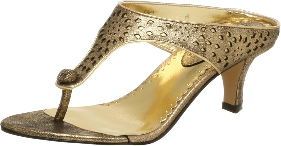 j renee shoes gold