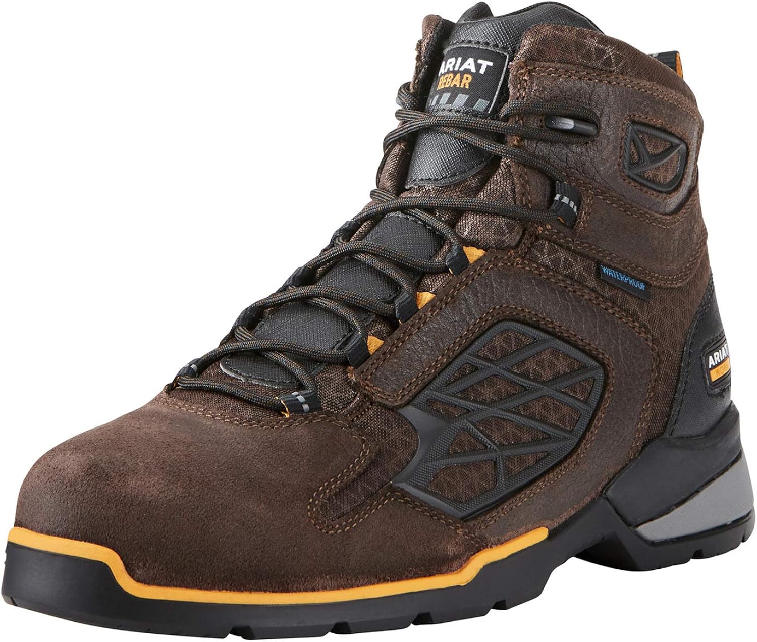 ARIAT Mens Rebar Flex 6 inch Waterproof Work Boot Industrial 12 D