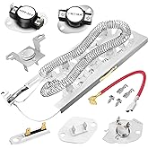 【Upgraded】WP3387747 3387747 Dryer Heating Element for Whirlpool Cabrio Duet Kenmore Elite Maytag bravos xl Dryer WED5100HW1 WED5500XW1 WED5700AC1 WED6120HW1 WED6620HW1 MED5500FW1 MED6230RHW1