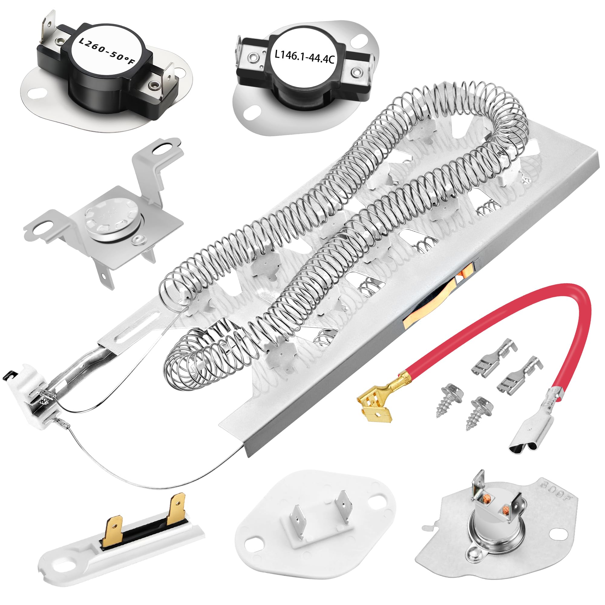 Photo 1 of ?Upgraded?WP3387747 3387747 Dryer Heating Element for Whirlpool Cabrio Duet Kenmore Elite Maytag bravos xl Dryer WED5100HW1 WED5500XW1 WED5700AC1 WED6120HW1 WED6620HW1 MED5500FW1 MED6230RHW1