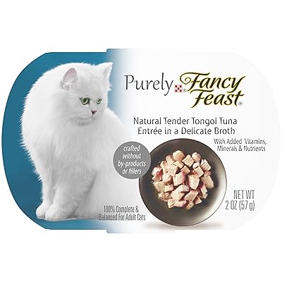 Purina Fancy Feast Purely Natural Entrees in a Delicate Broth Adult Wet Cat Food