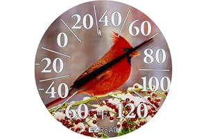 Headwind Consumer Products 840-1225 EZREAD Dial Thermometer Winter Cardinal 12.5"