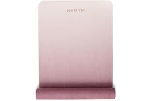 WeGym 4mm Cushioned Exercise Mat for Yoga & Pilates - Anti Slip, Polyurethane with Suede Top & Carrying Strap