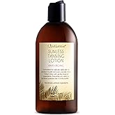 Sunless Tanning Lotion | Anti-Aging Self-Tanner | Body Tanning | Sun Kiss Glow Bronze Finish | Bronzer Lotion For All Skin Types | Just Nutritive | 8 Oz