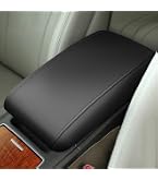 Funda De Cuero Sintético Para Reposabrazos Central | Toyota Camry 2007-2011 | Color Negro | Ajuste Perfecto
