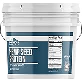 Earthborn Elements Hemp Seed Protein 1 Gallon Bucket, Smoothies & Shakes, Vegan (4 Pound)