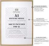 YiPinYin A1 A2 Wooden Boxed Picture Frames Set of 3 with Acid Free Mounts view 5