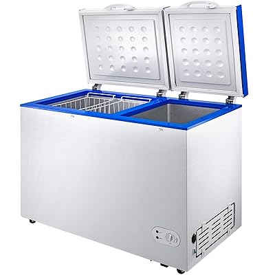 Buy Vbenlem Chest Freezer 245 Quart Commercial Rv Deep Freezer 8 2 Cu Ft Compact Vehicle Electric Cooler Fridge 12v 24v Dc With Lock For Car Home Camping Truck Party 0 4 32 Suit For Solar Power Online In Hong Kong