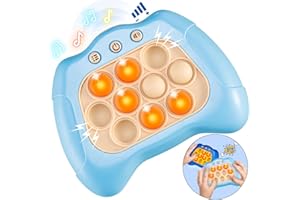 WDEBAY Electric Pop Fidget It Toys Kids Games Bop Light Up| Outdoor Toys for Ages 8-13 Year Old Girls and Boys Birthday Gifts|Sensory Toys for Kids with Autism (Light Blue)