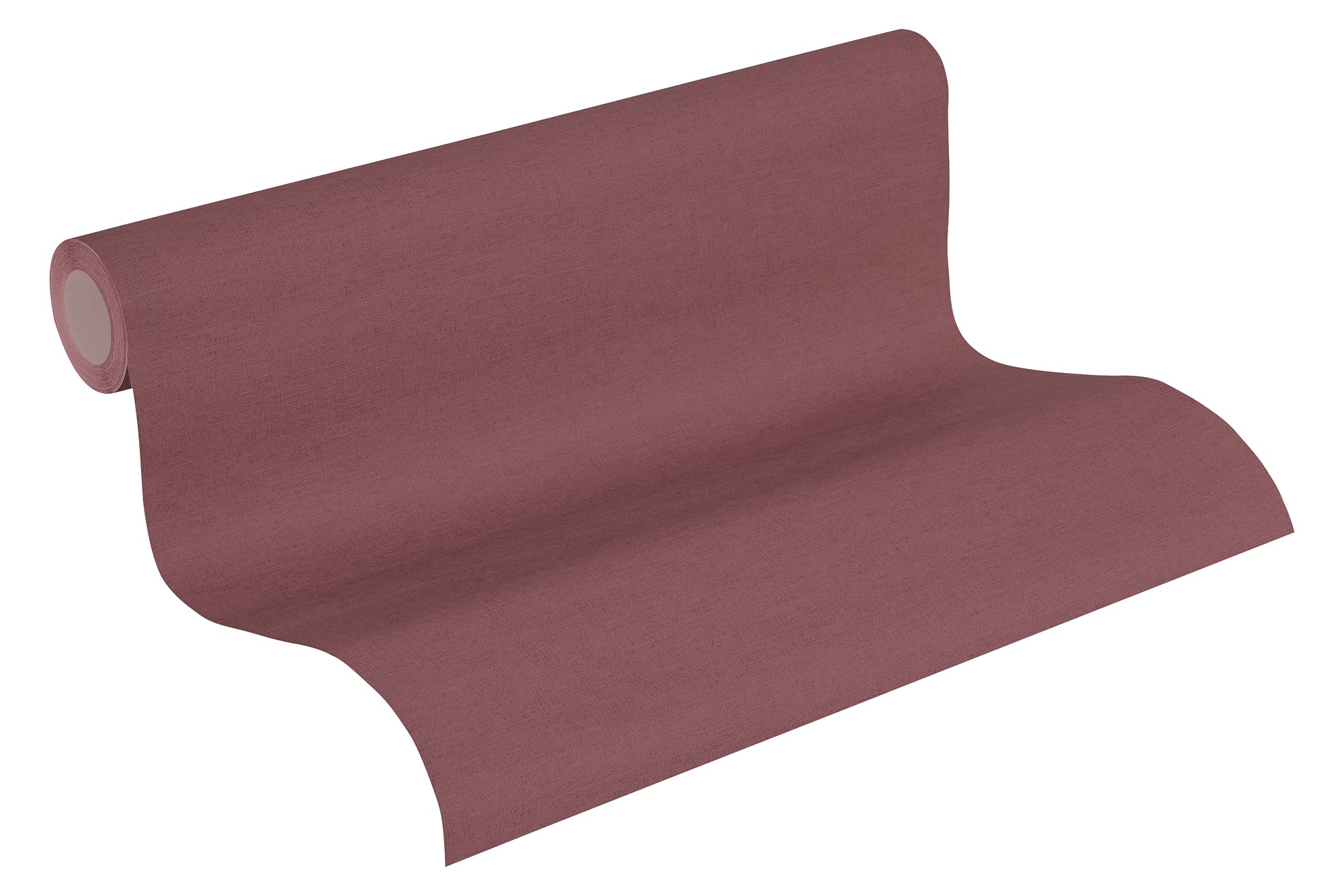 A.S. Création Plain Wallpaper Cuba Non-Woven 10.05 m x 0.53 m Purple Made in Germany 371786 37178-6