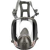 3M Full Facepiece Reusable Respirator 6800, Paint Vapors, Dust, Mold, Chemicals, Medium