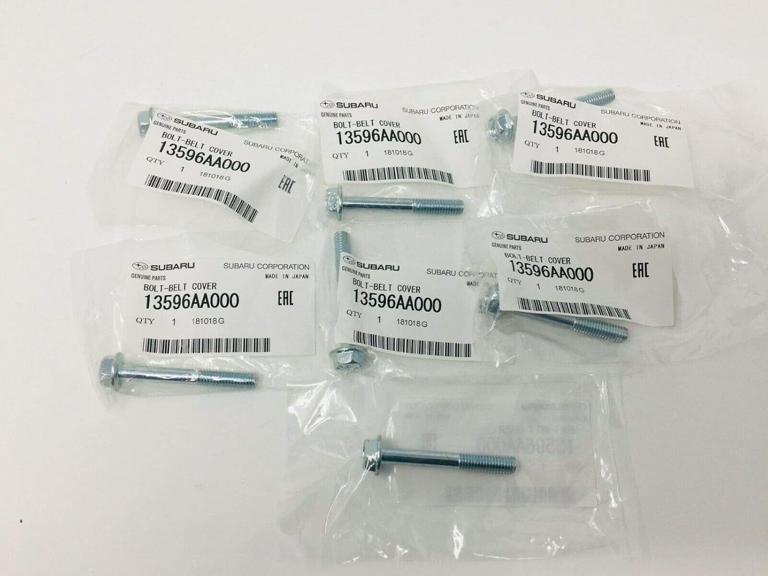 Subaru TURBO Timing Belt Cover Bolts Kit Subaru Impreza