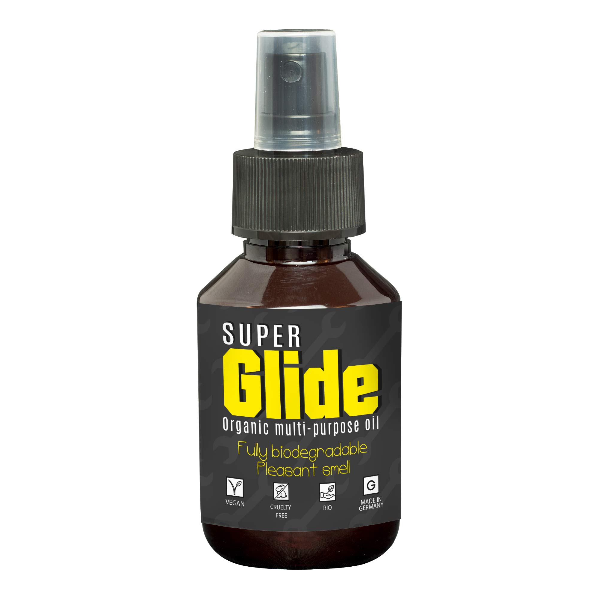 Chain Lube SUPER GLIDE | Multi-usage lubricating oil | Bike chain oil | Lubricant for cars, bicycles, motorcycles and household | Bikes and Motorcycle lube | Rust treatment | 100 ml