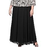 Alex Evenings Womens Full Length Formal Maxi Skirt (Plus Size)