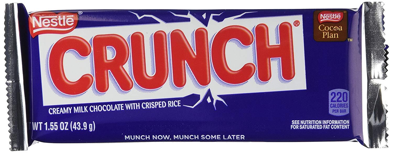 Nestle Crunch Bar, 1.55 Ounce 360 per case. Grocery