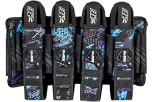 HK Army 4+3 Eject Paintball Harness Pod Pack - Poison