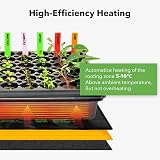 HBN Seedling Heat Mat 10"x20" Waterproof for Germination & Greenhouse view 5