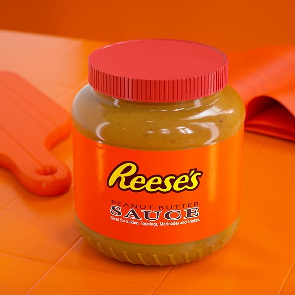 REESE’S PEANUT BUTTER SAUCE BULK JAR, 4.5 LBS