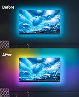 Daymeet 5M USB RGB TV LED Backlight with App Remote Music Sync 55-85 inch view 2